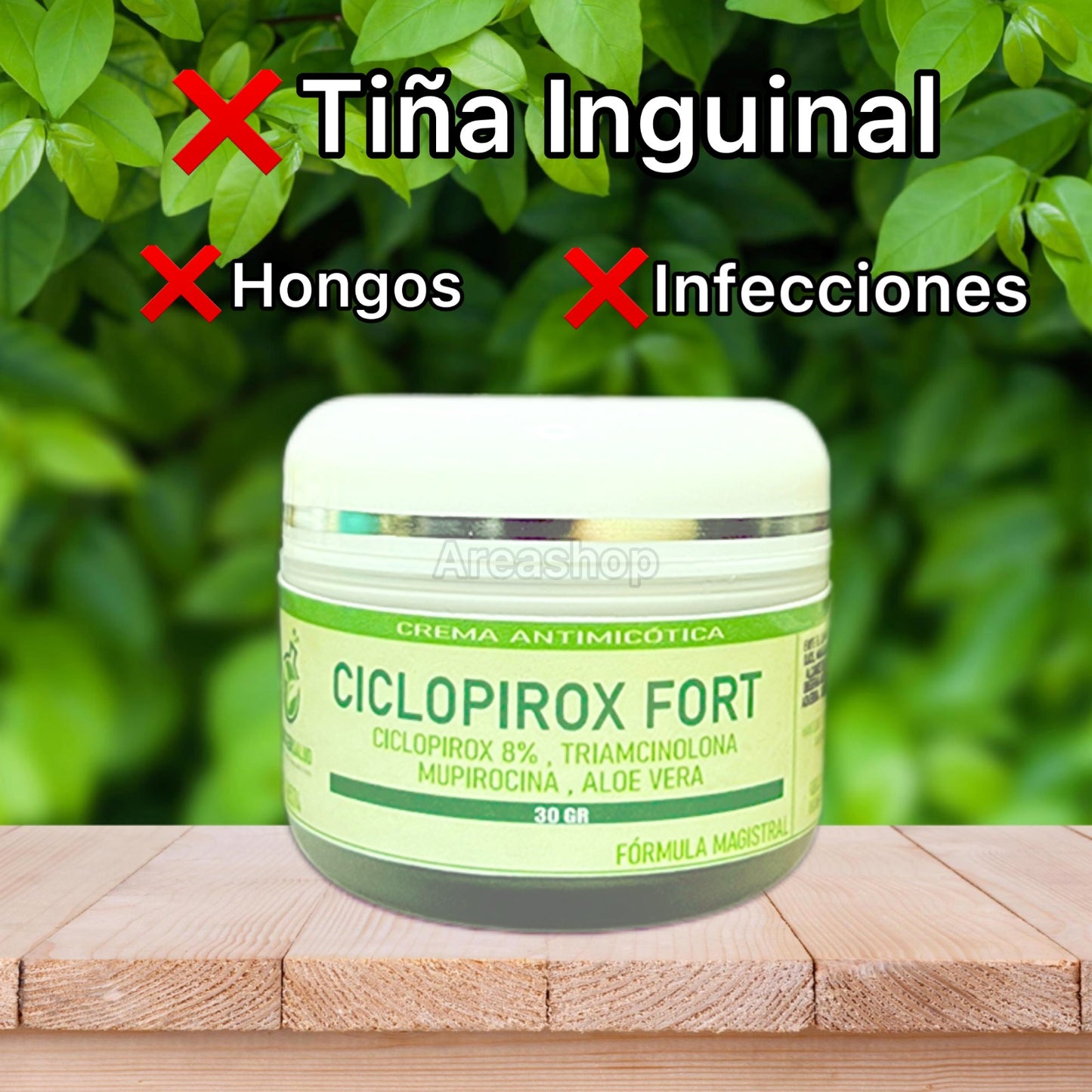 CICLOPIROX FORT-ELIMINA TIÑA INGUINAL
