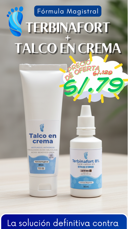 PACK VERANO (TERBINAFORT + TALCO EN CREMA)