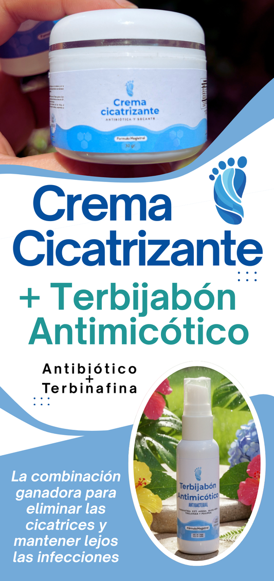Crema cicatrizante + Terbijabón