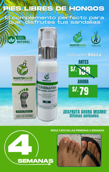 TERBINAFINA + JABÓN ANTIMICÓTICO  (REGALO 🎁)