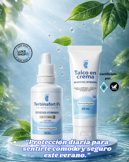 PACK VERANO (TERBINAFORT + TALCO EN CREMA)