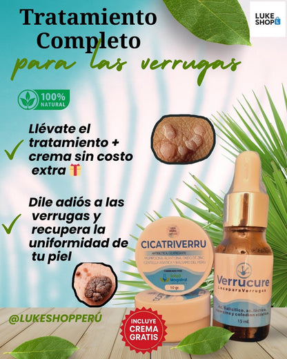VERRUCURE + CICATRIVERRU DE REGALO 🎁