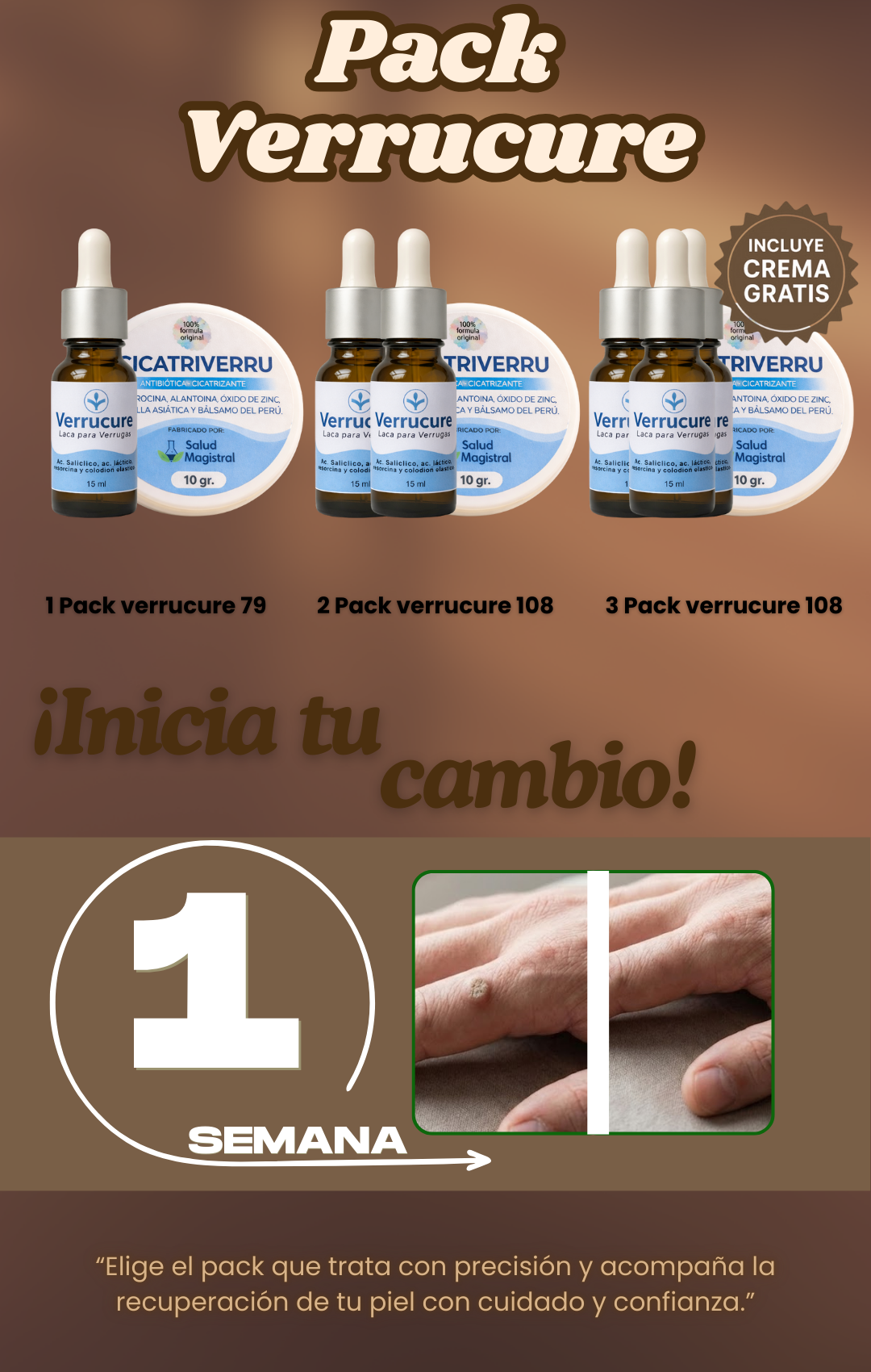 VERRUCURE + CICATRIVERRU DE REGALO 🎁