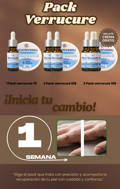 VERRUCURE + CICATRIVERRU DE REGALO 🎁