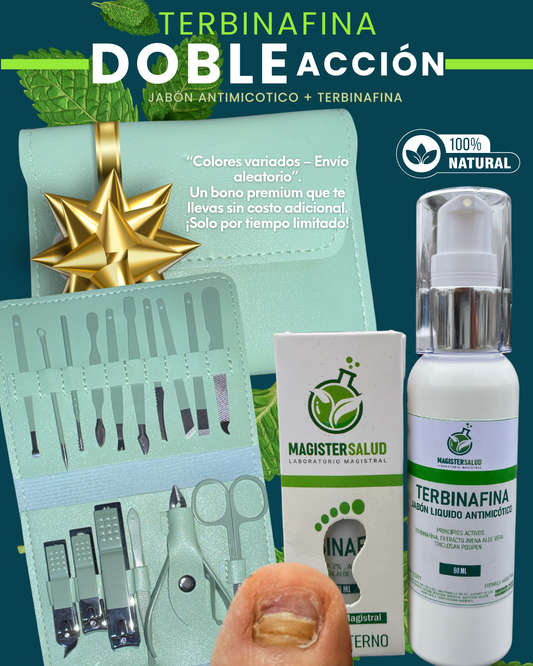 TERBINAFINA DOBLE ACCIÓN +KIT DE PODOLOGIA (REGALO)🎁