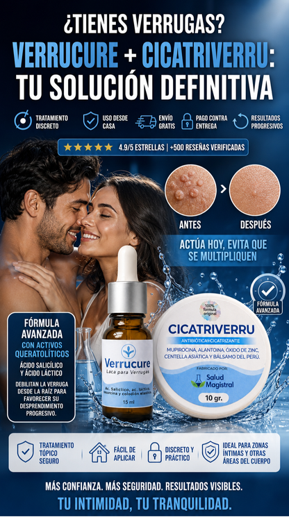 VERRUCURE + CICATRIVERRU DE REGALO 🎁 (VPH)