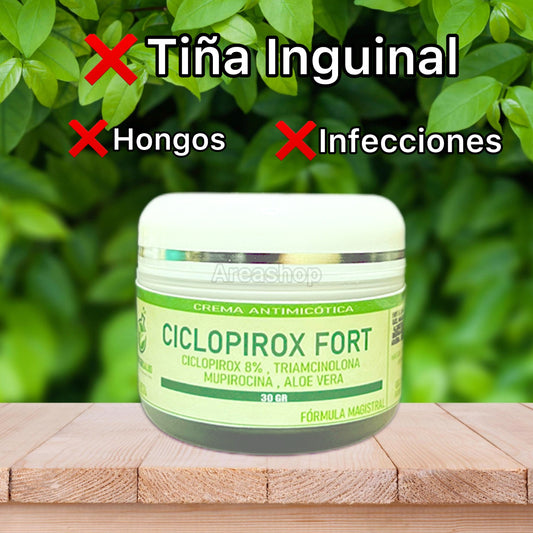 CICLOPIROX FORT-ELIMINA TIÑA INGUINAL