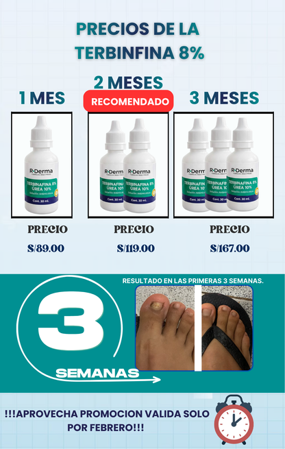 TERBINAFINA 8%