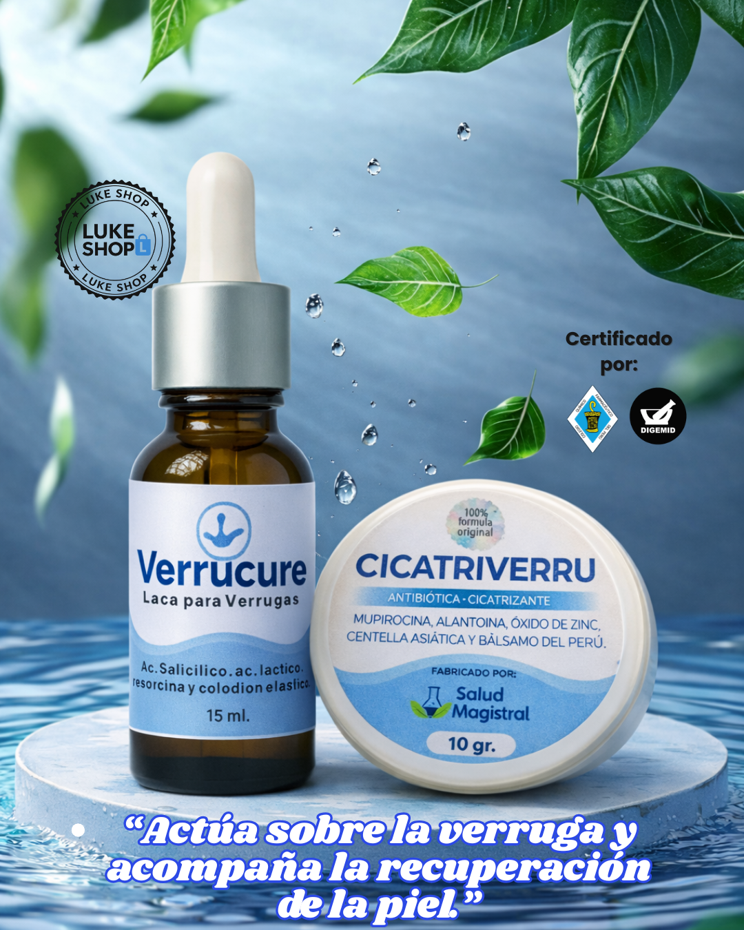 VERRUCURE + CICATRIVERRU DE REGALO 🎁 (VPH)