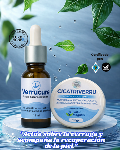 VERRUCURE + CICATRIVERRU DE REGALO 🎁 (VPH)